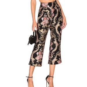 For Love & Lemons Brocade Tapestry Pant